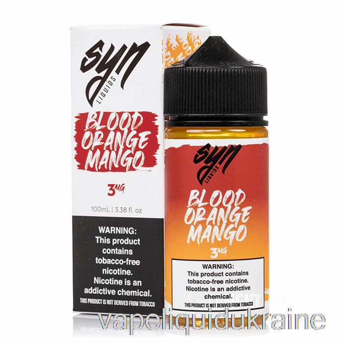 Vape Liquid Ukraine Blood Orange Mango - Syn Liquid - 100mL 6mg